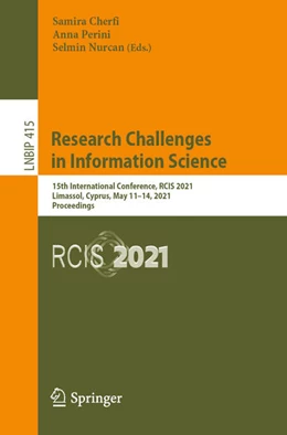 Abbildung von Cherfi / Perini | Research Challenges in Information Science | 1. Auflage | 2021 | beck-shop.de