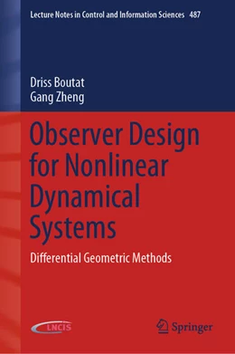 Abbildung von Boutat / Zheng | Observer Design for Nonlinear Dynamical Systems | 1. Auflage | 2021 | beck-shop.de