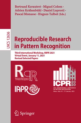 Abbildung von Kerautret / Colom | Reproducible Research in Pattern Recognition | 1. Auflage | 2021 | beck-shop.de