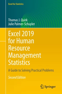 Abbildung von Quirk / Palmer-Schuyler | Excel 2019 for Human Resource Management Statistics | 2. Auflage | 2020 | beck-shop.de