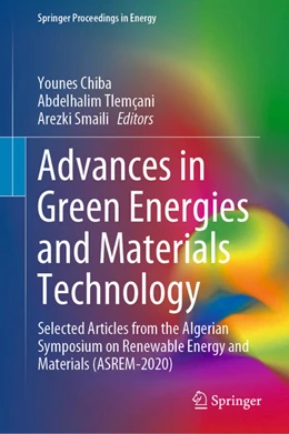 Abbildung von Chiba / Tlemçani | Advances in Green Energies and Materials Technology | 1. Auflage | 2021 | beck-shop.de