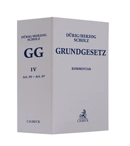Abbildung von Dürig / Herzog | Grundgesetz Leinen-Hauptordner IV 72 mm • 1 Ersatzordner (leer) | 1. Auflage | 2022 | beck-shop.de