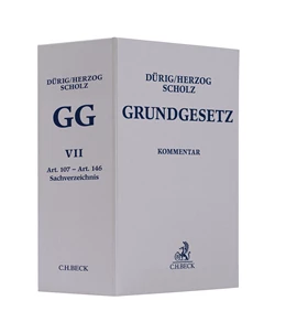 Abbildung von Dürig / Herzog | Grundgesetz Leinen-Hauptordner VII 72 mm • 1 Ersatzordner (leer) | 1. Auflage | 2022 | beck-shop.de
