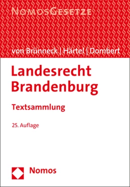 Abbildung von von Brünneck / Härtel | Landesrecht Brandenburg | 25. Auflage | 2021 | beck-shop.de