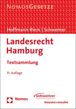 Abbildung von Hoffmann-Riem / Schwemer | Landesrecht Hamburg | 31. Auflage | 2021 | beck-shop.de