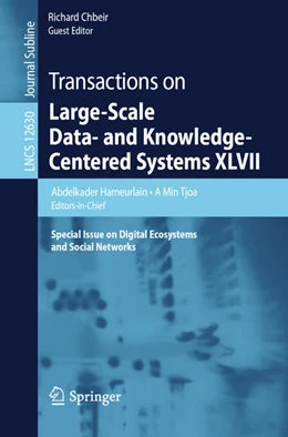 Abbildung von Hameurlain / Tjoa | Transactions on Large-Scale Data- and Knowledge-Centered Systems XLVII | 1. Auflage | 2021 | beck-shop.de
