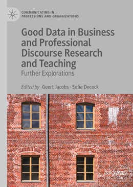 Abbildung von Jacobs / Decock | Good Data in Business and Professional Discourse Research and Teaching | 1. Auflage | 2021 | beck-shop.de