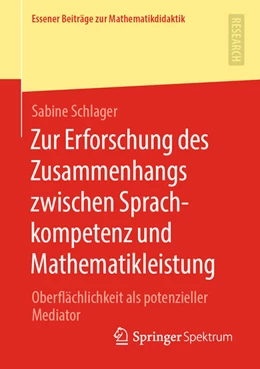 Abbildung von Schlager | Zur Erforschung des Zusammenhangs zwischen Sprachkompetenz und Mathematikleistung | 1. Auflage | 2020 | beck-shop.de