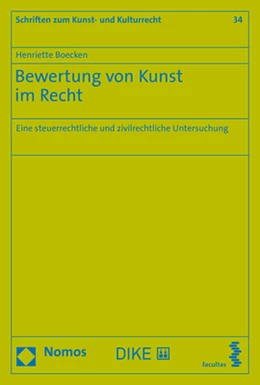 Abbildung von Boecken | Bewertung von Kunst im Recht | 1. Auflage | 2021 | 34 | beck-shop.de