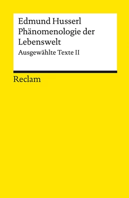 Abbildung von Husserl / Held | Phänomenologie der Lebenswelt | 1. Auflage | 2021 | beck-shop.de