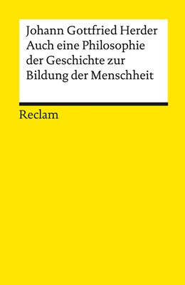 Abbildung von Herder / Irmscher | Auch eine Philosophie der Geschichte zur Bildung der Menschheit | 1. Auflage | 2021 | beck-shop.de