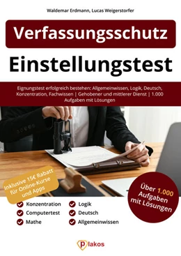 Abbildung von Erdmann / Weigerstorfer | Einstellungstest Verfassungsschutz | 1. Auflage | 2021 | beck-shop.de