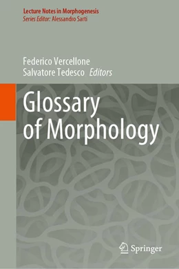 Abbildung von Vercellone / Tedesco | Glossary of Morphology | 1. Auflage | 2020 | beck-shop.de