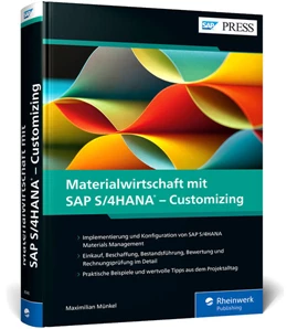 Abbildung von Münkel | Materialwirtschaft mit SAP S/4HANA - Customizing | 1. Auflage | 2021 | beck-shop.de