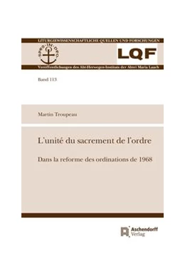 Abbildung von Troupeau | L'unité du sacrement de l'ordre | 1. Auflage | 2022 | 114 | beck-shop.de
