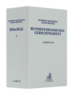 Abbildung von Schmidt-Bleibtreu / Klein | Bundesverfassungsgerichtsgesetz Leinen-Hauptordner I 73 mm • 1 Ersatzordner (leer) | 1. Auflage | 2022 | beck-shop.de