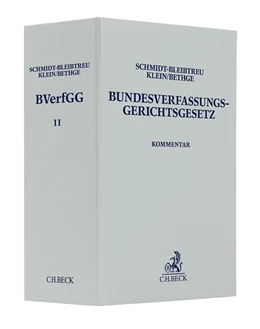 Abbildung von Schmidt-Bleibtreu / Klein | Bundesverfassungsgerichtsgesetz Leinen-Hauptordner II 73 mm • 1 Ersatzordner (leer) | 1. Auflage | 2022 | beck-shop.de
