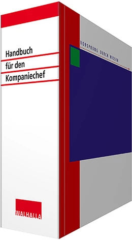 Abbildung von Walhalla Fachredaktion | Handbuch für den Kompaniechef • mit Aktualisierungsservice | 1. Auflage | 2022 | beck-shop.de
