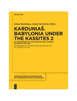 Abbildung von Bartelmus / Sternitzke | KarduniaS. Babylonia under the Kassites 2 | 1. Auflage | 2017 | beck-shop.de