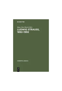 Abbildung von Horch | Ludwig Strauß, 1892-1992 | 1. Auflage | 2019 | beck-shop.de