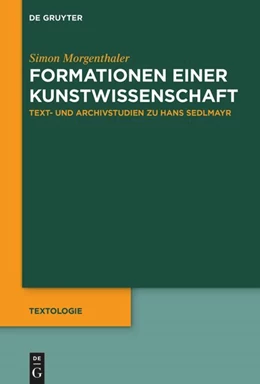 Abbildung von Morgenthaler | Formationen einer Kunstwissenschaft | 1. Auflage | 2020 | beck-shop.de