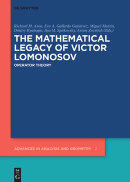Abbildung von Aron / Gallardo Gutiérrez | The Mathematical Legacy of Victor Lomonosov | 1. Auflage | 2020 | beck-shop.de