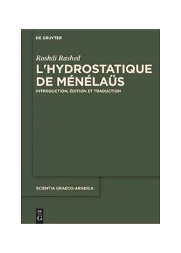 Abbildung von Rashed | L'hydrostatique de Ménélaüs | 1. Auflage | 2020 | beck-shop.de