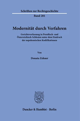 Abbildung von Zehner | Modernität durch Verfahren. | 1. Auflage | 2021 | 201 | beck-shop.de