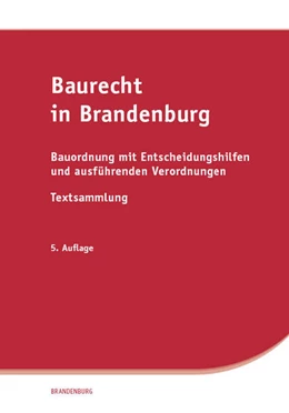Abbildung von Baurecht in Brandenburg | 5. Auflage | 2021 | beck-shop.de