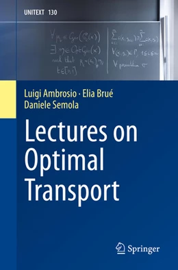 Abbildung von Ambrosio / Brué | Lectures on Optimal Transport | 1. Auflage | 2021 | beck-shop.de