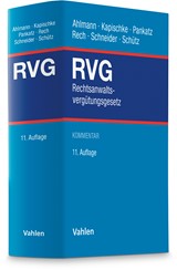 Abbildung von Ahlmann / Kapischke / Pankatz / Rech / Schneider / Schütz (vormals Riedel / Sußbauer) | Rechtsanwaltsvergütungsgesetz: RVG | 11. Auflage | 2024 | beck-shop.de