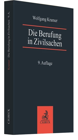Abbildung von Kramer | Die Berufung in Zivilsachen | 9. Auflage | 2022 | beck-shop.de