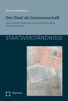 Abbildung von Schröder | Der Staat als Genossenschaft | 1. Auflage | 2021 | 155 | beck-shop.de