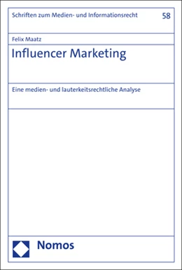 Abbildung von Maatz | Influencer Marketing | 1. Auflage | 2021 | 58 | beck-shop.de