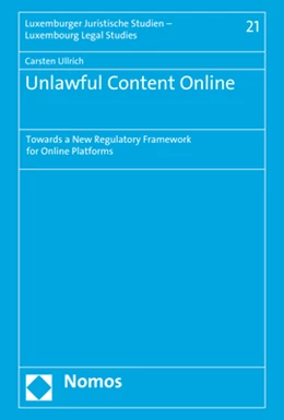 Abbildung von Ullrich | Unlawful Content Online | 1. Auflage | 2021 | beck-shop.de