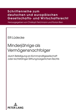 Abbildung von Lüdecke | Minderjährige als Vermögensnachfolger | 1. Auflage | 2021 | beck-shop.de