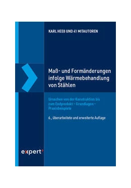 Abbildung von Heeß | Maß- und Formänderungen infolge von Wärmebehandlung von Stählen | 6. Auflage | 2022 | beck-shop.de