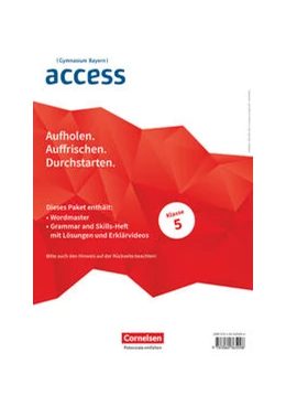 Abbildung von Access 5. Jahrgangsstufe. Bayern - Wordmaster und Grammar and Skills (Im Paket) | 1. Auflage | 2021 | beck-shop.de