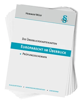 Abbildung von Hemmer / Wüst | Karteikarten Europarecht im Überblick | 7. Auflage | 2021 | beck-shop.de