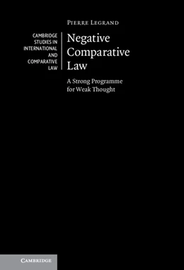 Abbildung von Legrand | Negative Comparative Law | 1. Auflage | 2022 | 167 | beck-shop.de