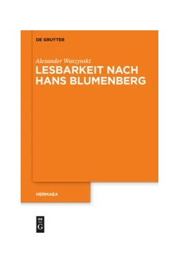 Abbildung von Waszynski | Lesbarkeit nach Hans Blumenberg | 1. Auflage | 2020 | beck-shop.de