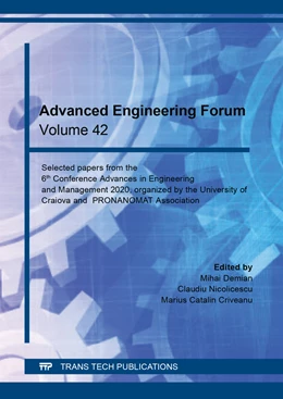 Abbildung von Demian / Nicolicescu | Advanced Engineering Forum Vol. 42 | 1. Auflage | 2021 | beck-shop.de