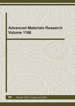Abbildung von Advanced Materials Research Vol. 1166 | 1. Auflage | 2021 | beck-shop.de