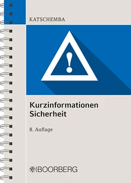 Abbildung von Kurzinformationen Sicherheit | 8. Auflage | 2021 | beck-shop.de