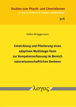 Abbildung von Brüggemann | Entwicklung und Pilotierung eines adaptiven Multistage-Tests zur Kompetenzerfassung im Bereich naturwissenschaftlichen Denkens | 1. Auflage | 2021 | 316 | beck-shop.de