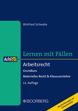 Abbildung von Schwabe | Arbeitsrecht | 11. Auflage | 2021 | beck-shop.de