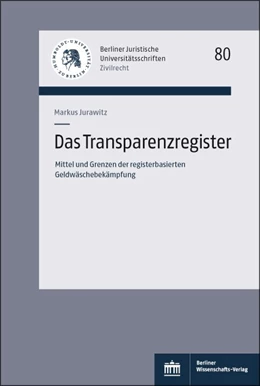 Abbildung von Jurawitz | Das Transparenzregister | 1. Auflage | 2021 | beck-shop.de