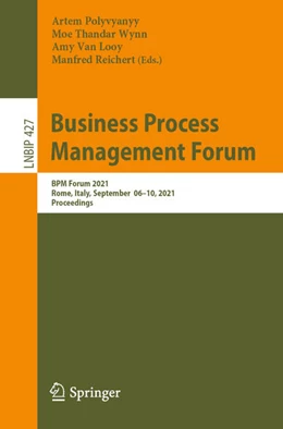 Abbildung von Polyvyanyy / Wynn | Business Process Management Forum | 1. Auflage | 2021 | beck-shop.de