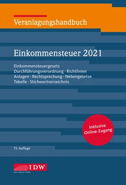 Abbildung von Veranlagungshandbuch Einkommensteuer 2021, 73.A. | 73. Auflage | 2022 | beck-shop.de
