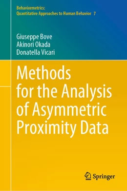 Abbildung von Bove / Okada | Methods for the Analysis of Asymmetric Proximity Data | 1. Auflage | 2021 | beck-shop.de
